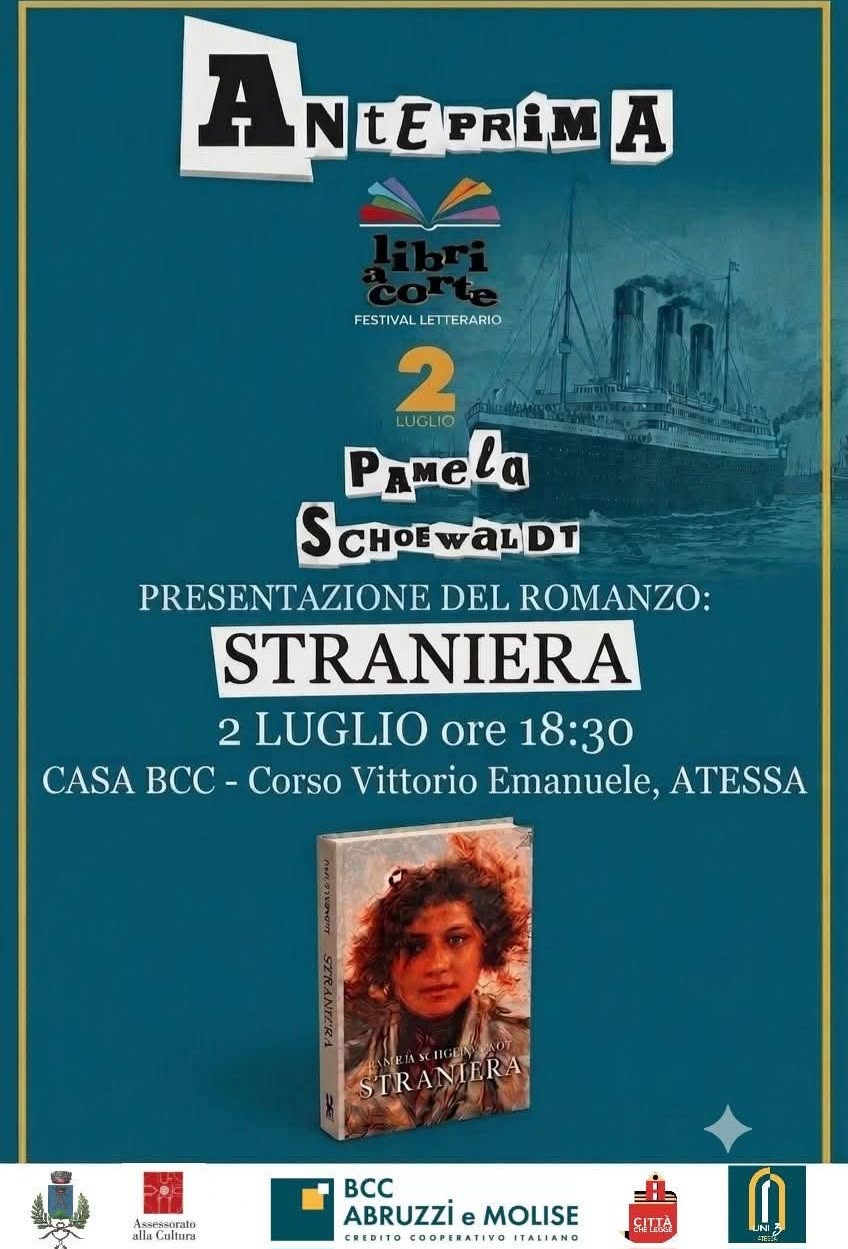 Aspettando Libri a Corte: Pamela Schoenewaldt presenta “Straniera”